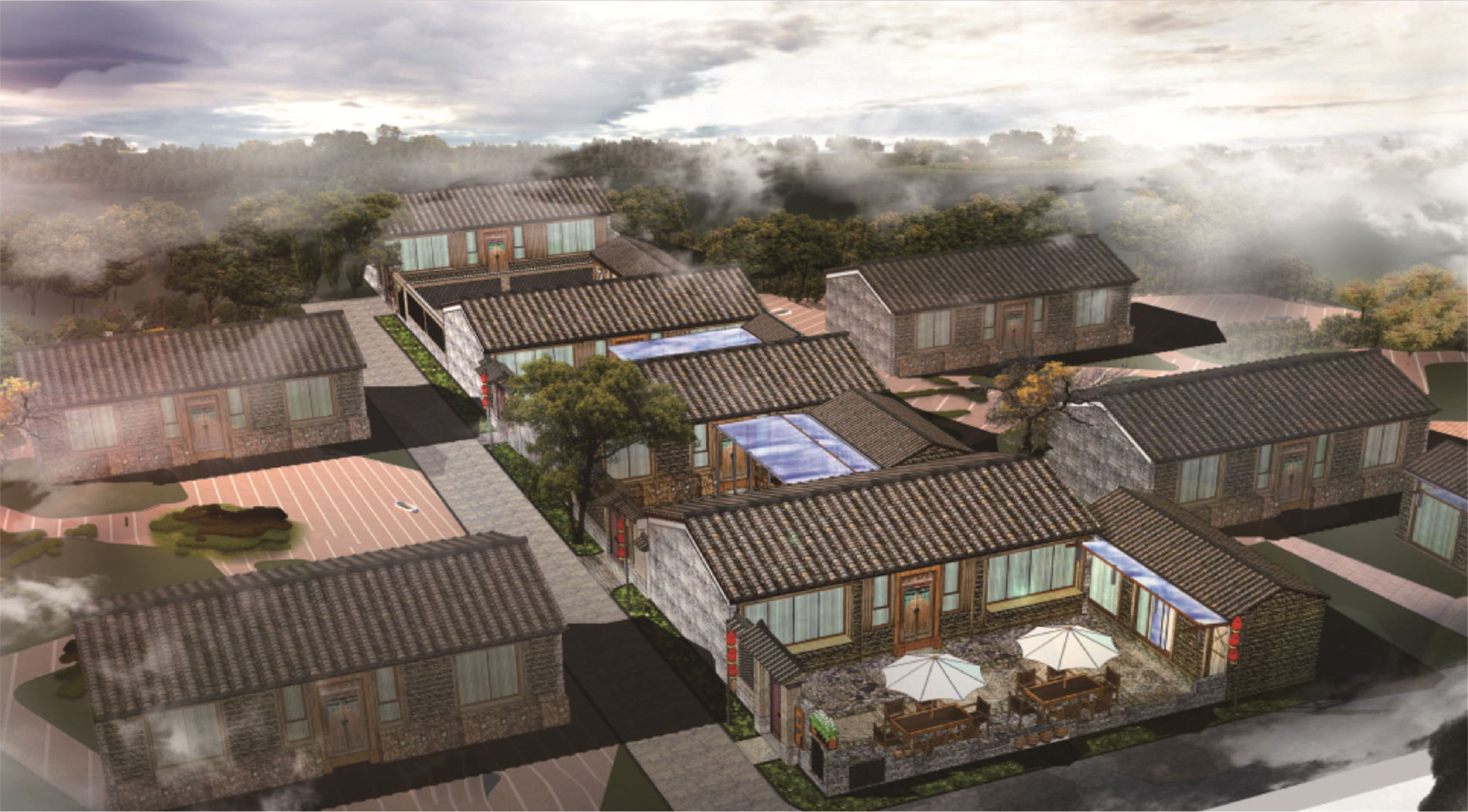 海口市红旗镇泮边村民宿建筑设计方案