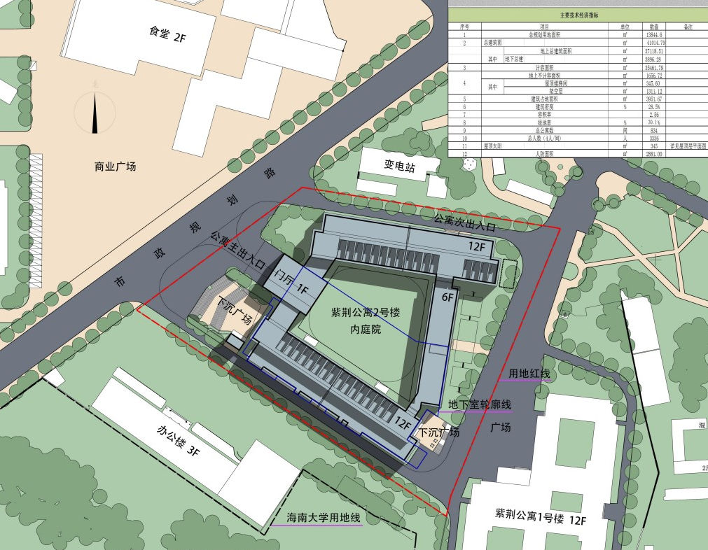 海南大学紫荆学生公寓2号楼竣工结算审核