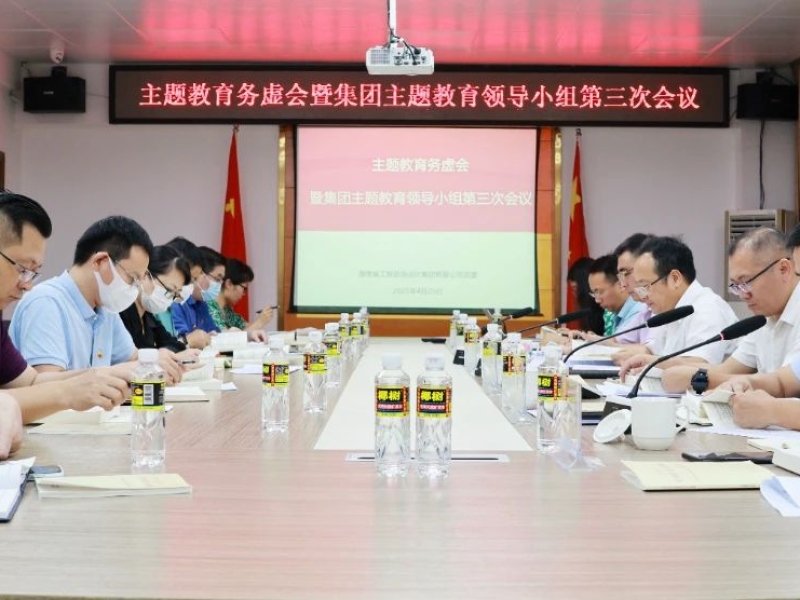 主题教育丨省工程咨询设计集团党委召开学习贯彻习近平新时代中国特色社会主义思想主题教育务虚会