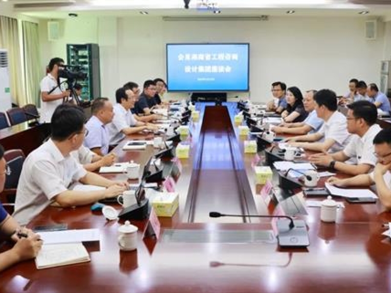 省工程咨询设计集团党委书记、董事长罗苏平一行拜访定安县主要领导