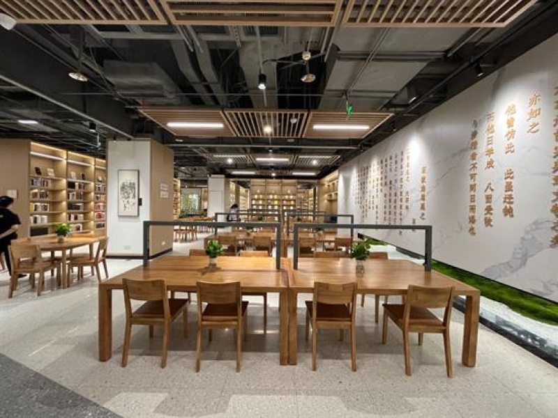 领略文化魅力 感受设计之韵丨集团下属省设计院设计的海南省图书馆西楼公共阅读区投入使用