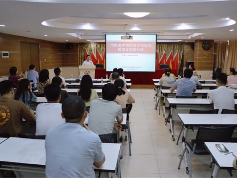 学术培训丨省工程咨询设计集团下属省空间规划院举办《海南省详细规划评估指南》培训会