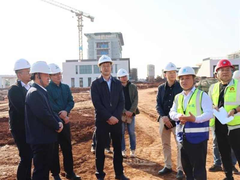 集团总经理崔家炳带队赴重点项目调研督导检查节前安全生产